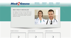 Desktop Screenshot of medgauze.com.br